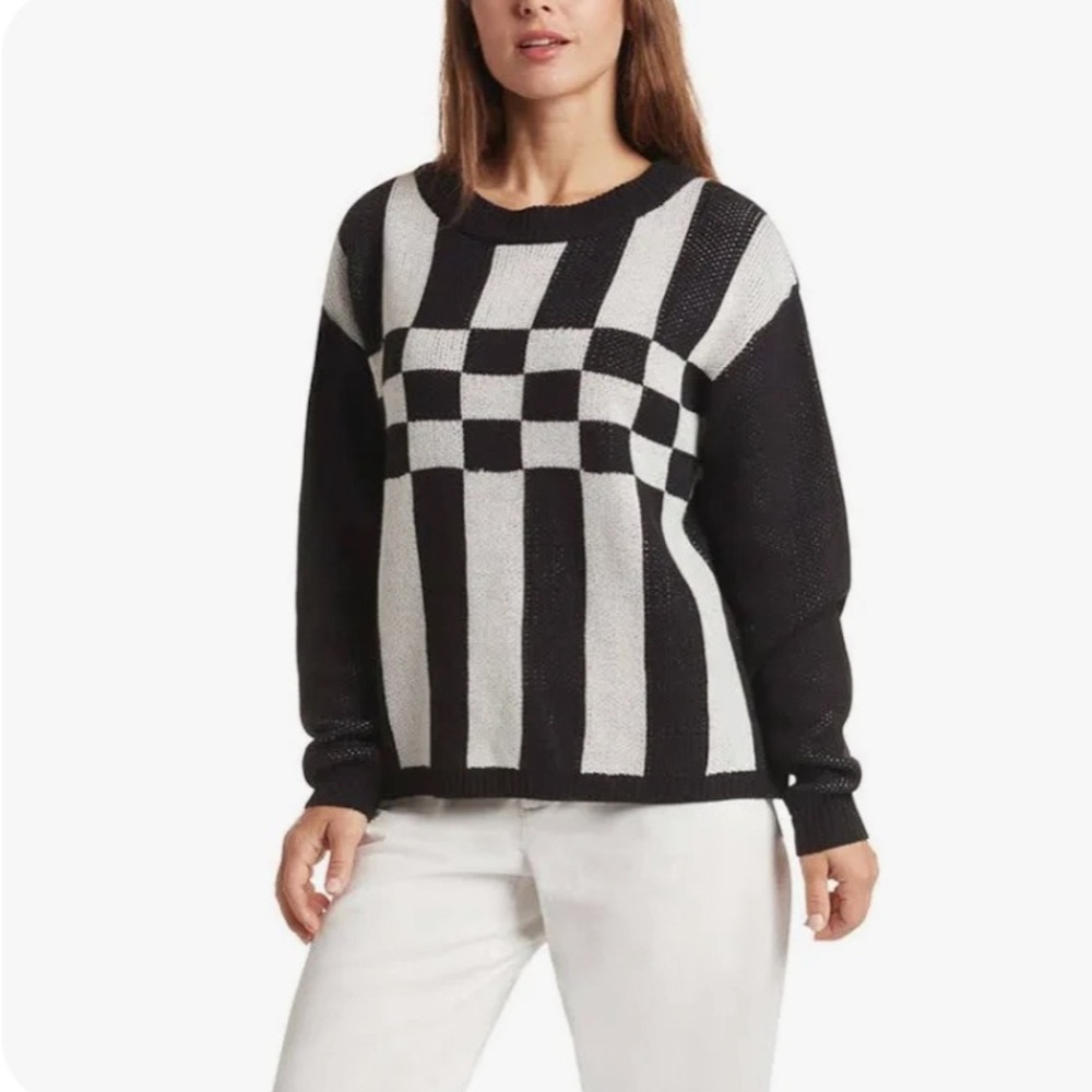 Body Glove Womens Born to Chill Screen Print Sweater Size Small NWT